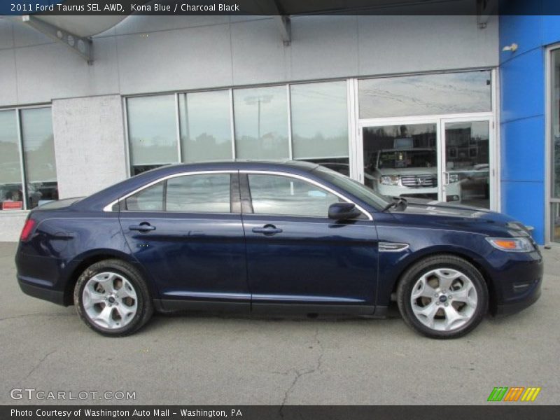 Kona Blue / Charcoal Black 2011 Ford Taurus SEL AWD
