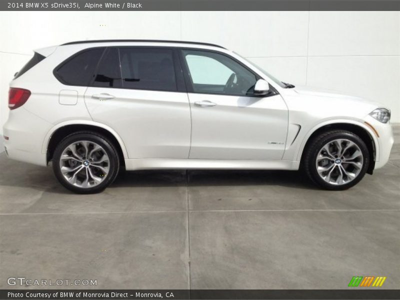 Alpine White / Black 2014 BMW X5 sDrive35i