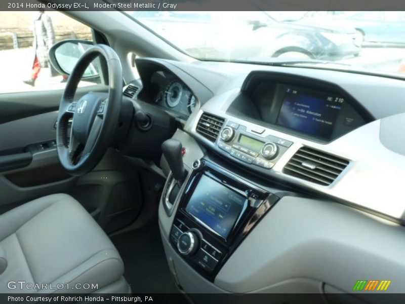 Modern Steel Metallic / Gray 2014 Honda Odyssey EX-L