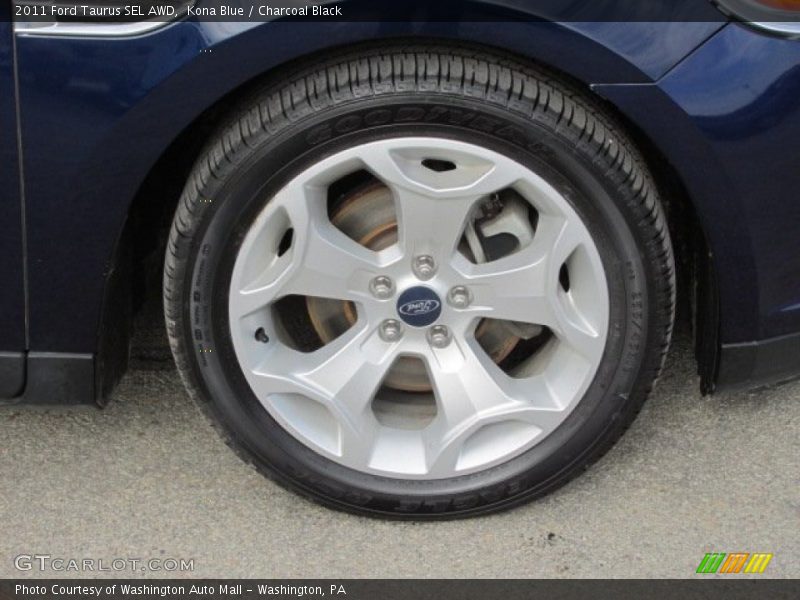 Kona Blue / Charcoal Black 2011 Ford Taurus SEL AWD