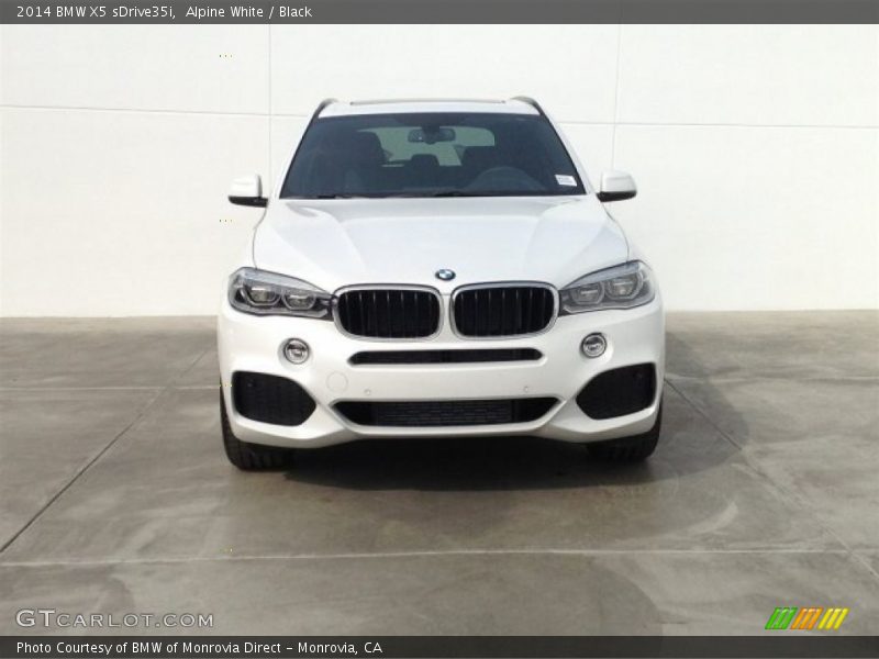 Alpine White / Black 2014 BMW X5 sDrive35i