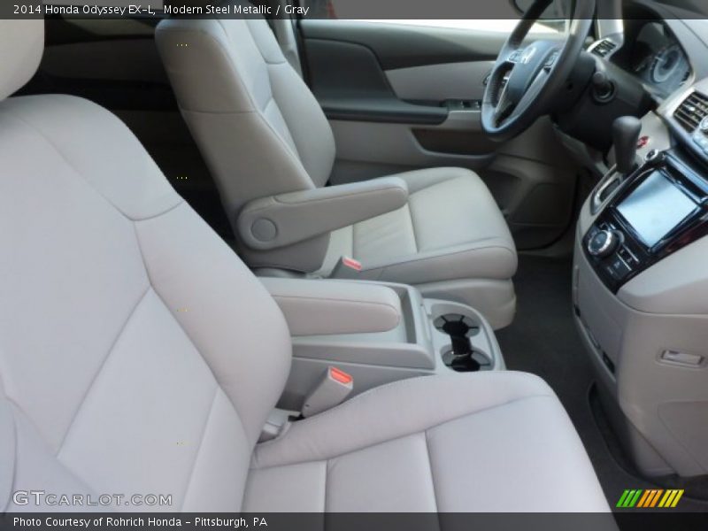 Modern Steel Metallic / Gray 2014 Honda Odyssey EX-L