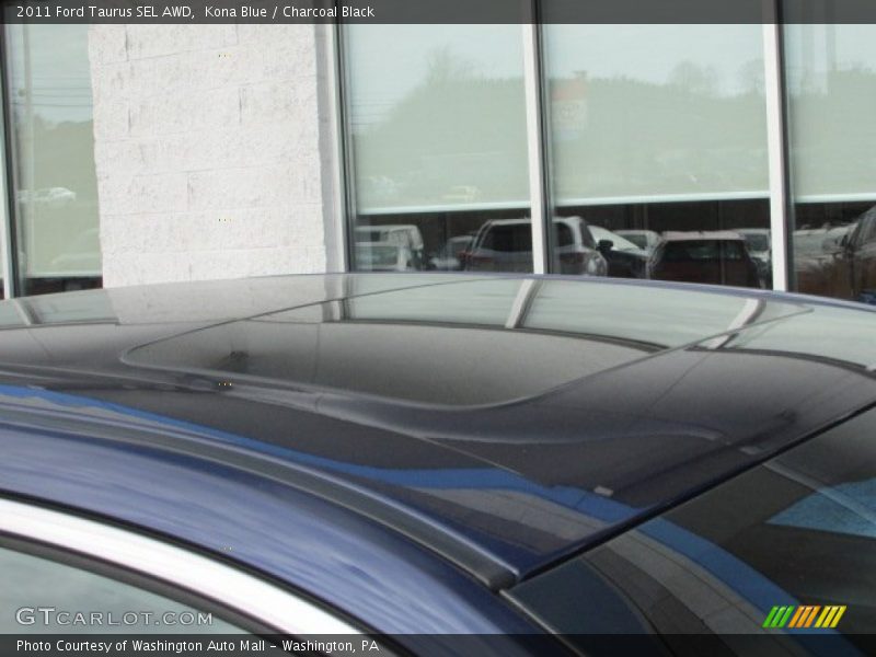 Kona Blue / Charcoal Black 2011 Ford Taurus SEL AWD