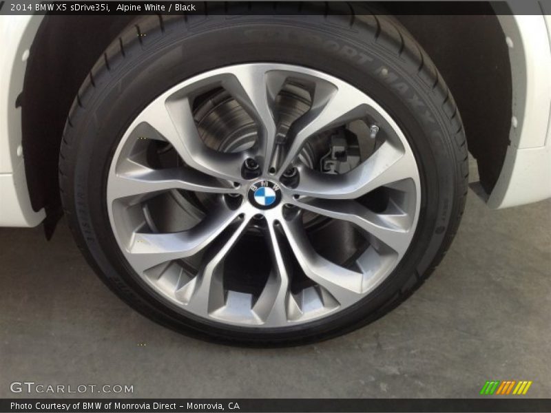 Alpine White / Black 2014 BMW X5 sDrive35i