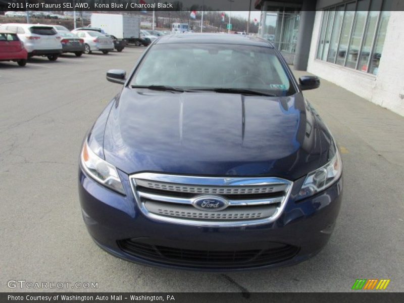 Kona Blue / Charcoal Black 2011 Ford Taurus SEL AWD