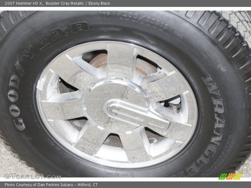 Boulder Gray Metallic / Ebony Black 2007 Hummer H3 X