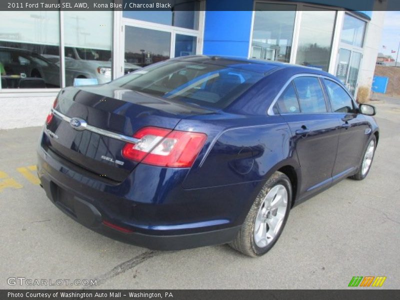 Kona Blue / Charcoal Black 2011 Ford Taurus SEL AWD