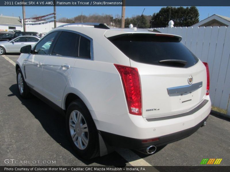 Platinum Ice Tricoat / Shale/Brownstone 2011 Cadillac SRX 4 V6 AWD