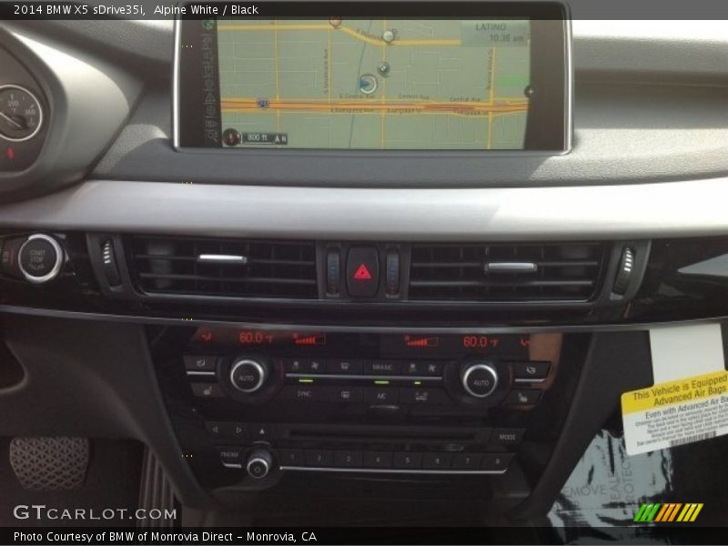 Alpine White / Black 2014 BMW X5 sDrive35i