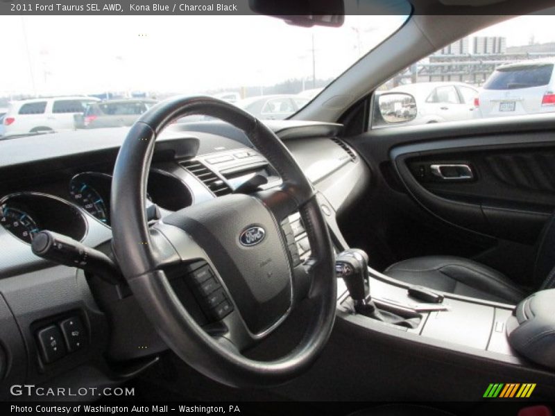 Kona Blue / Charcoal Black 2011 Ford Taurus SEL AWD