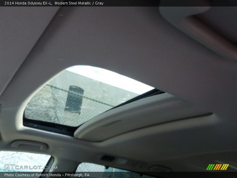 Modern Steel Metallic / Gray 2014 Honda Odyssey EX-L