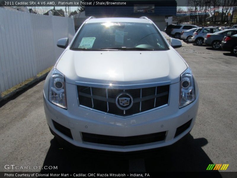 Platinum Ice Tricoat / Shale/Brownstone 2011 Cadillac SRX 4 V6 AWD