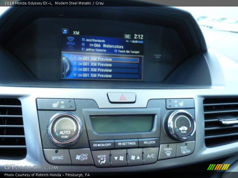 Modern Steel Metallic / Gray 2014 Honda Odyssey EX-L