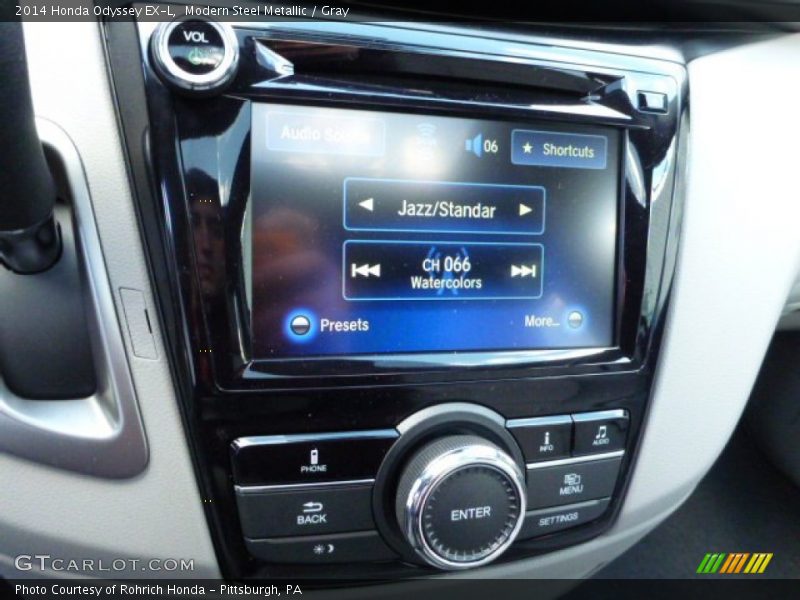 Modern Steel Metallic / Gray 2014 Honda Odyssey EX-L