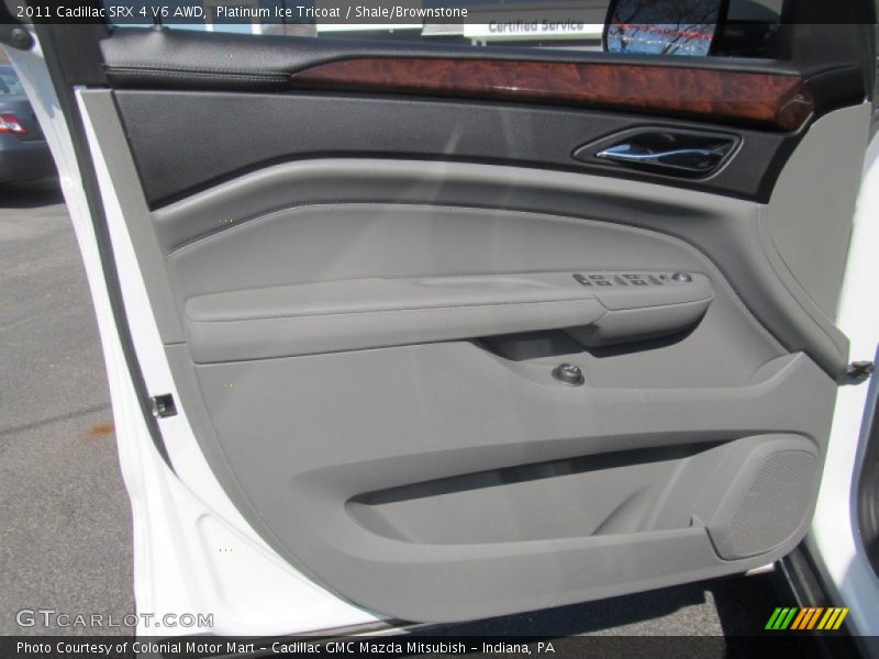 Platinum Ice Tricoat / Shale/Brownstone 2011 Cadillac SRX 4 V6 AWD