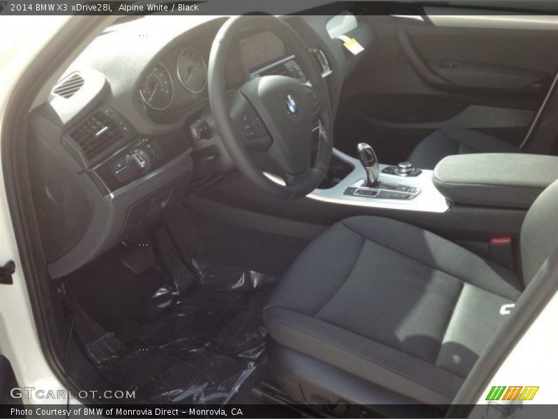 Alpine White / Black 2014 BMW X3 xDrive28i