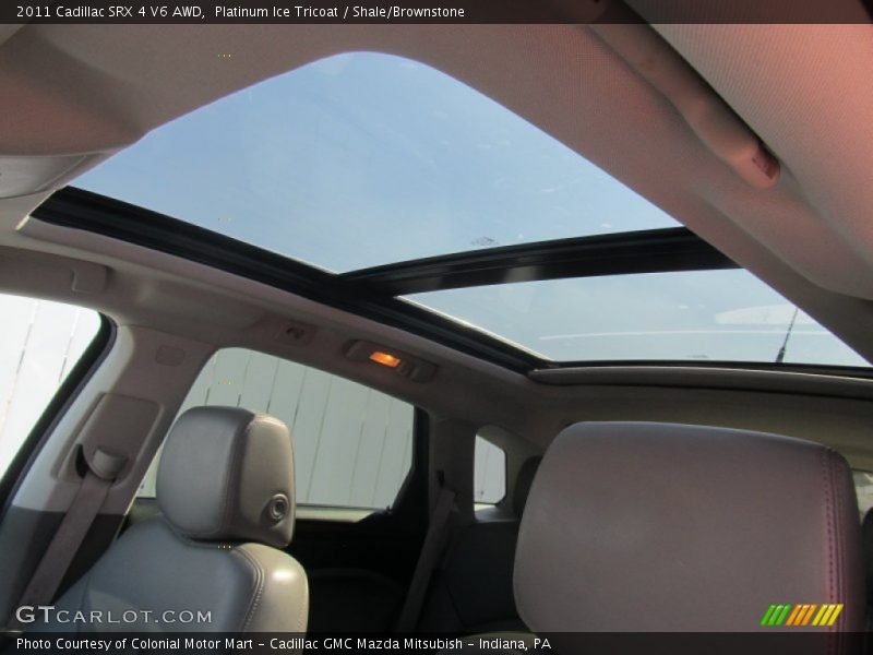Platinum Ice Tricoat / Shale/Brownstone 2011 Cadillac SRX 4 V6 AWD