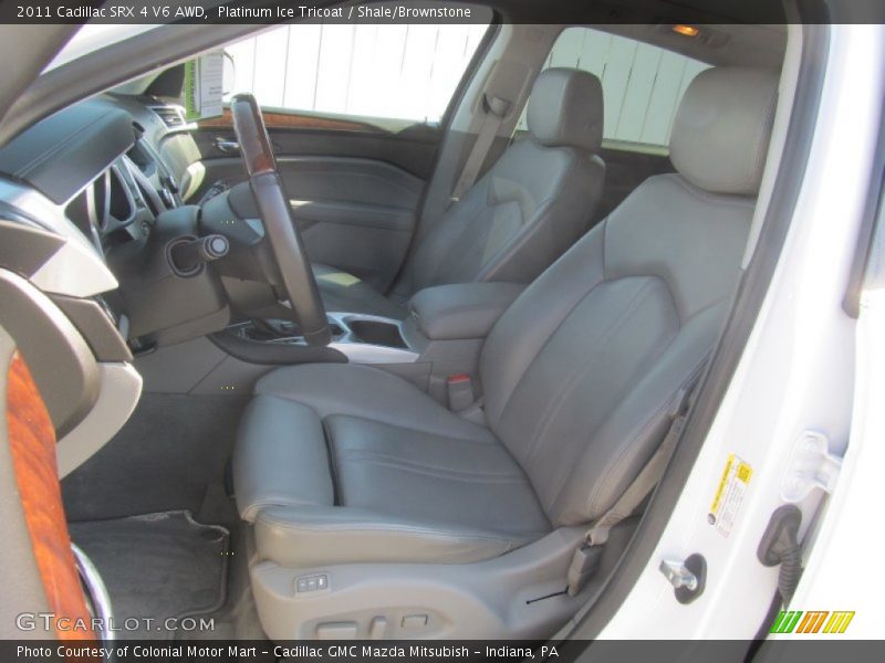 Platinum Ice Tricoat / Shale/Brownstone 2011 Cadillac SRX 4 V6 AWD