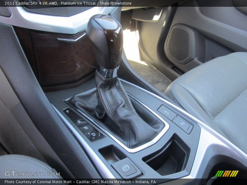 Platinum Ice Tricoat / Shale/Brownstone 2011 Cadillac SRX 4 V6 AWD