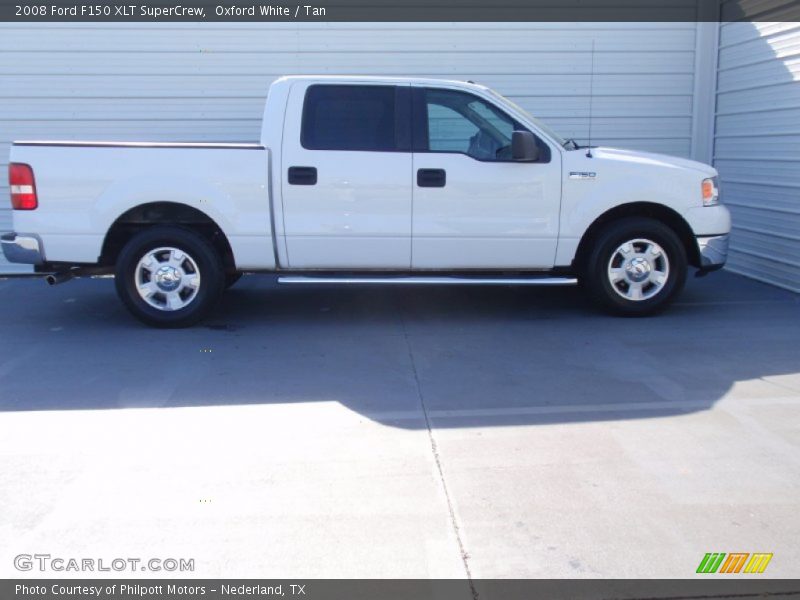 Oxford White / Tan 2008 Ford F150 XLT SuperCrew