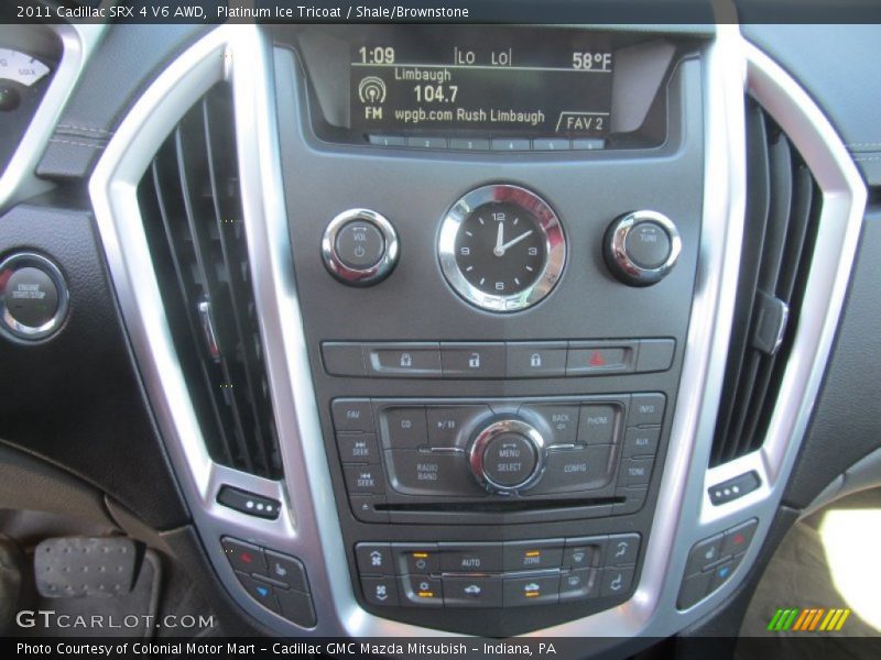 Platinum Ice Tricoat / Shale/Brownstone 2011 Cadillac SRX 4 V6 AWD