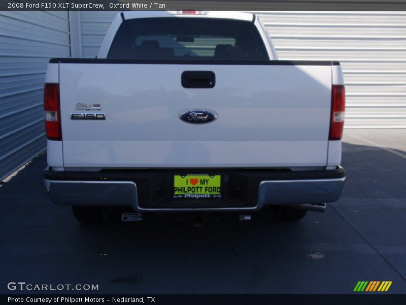 Oxford White / Tan 2008 Ford F150 XLT SuperCrew