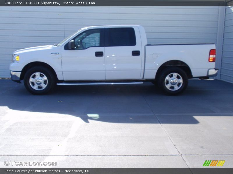 Oxford White / Tan 2008 Ford F150 XLT SuperCrew