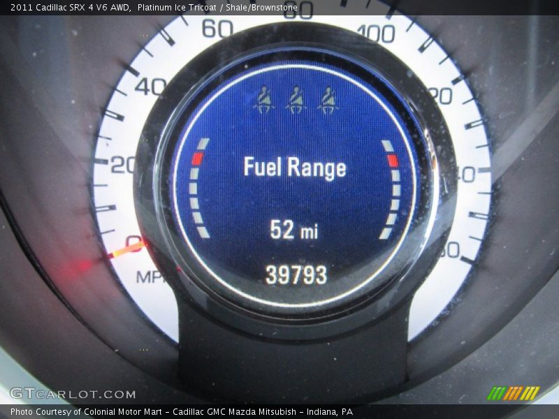 Platinum Ice Tricoat / Shale/Brownstone 2011 Cadillac SRX 4 V6 AWD