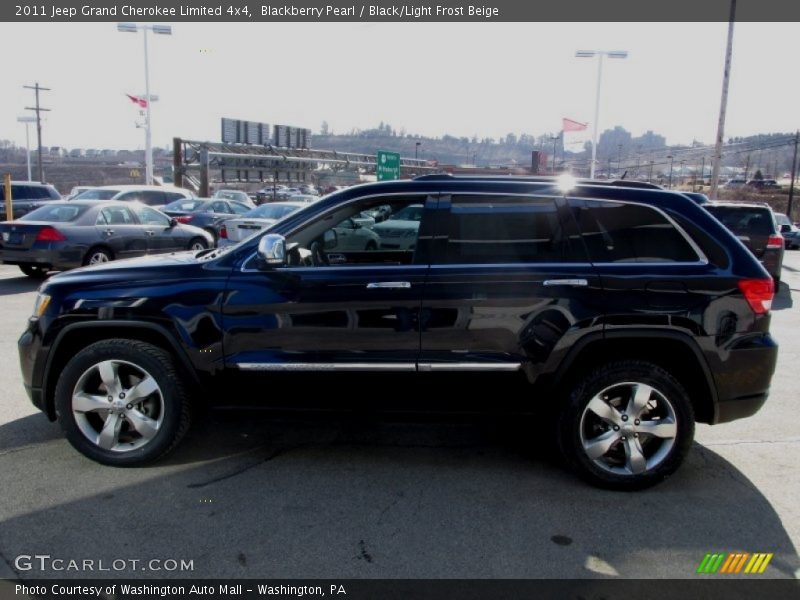 Blackberry Pearl / Black/Light Frost Beige 2011 Jeep Grand Cherokee Limited 4x4