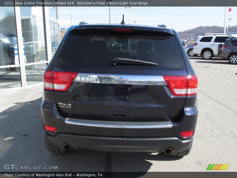 Blackberry Pearl / Black/Light Frost Beige 2011 Jeep Grand Cherokee Limited 4x4