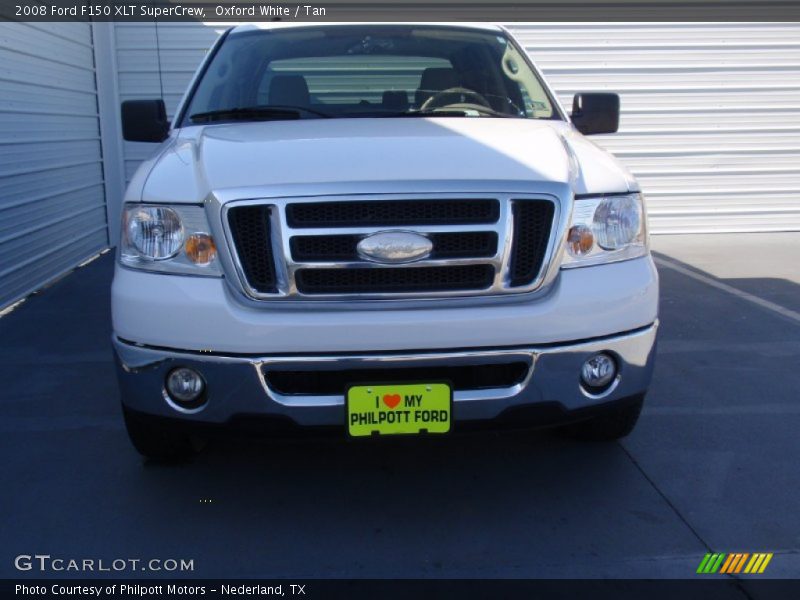 Oxford White / Tan 2008 Ford F150 XLT SuperCrew