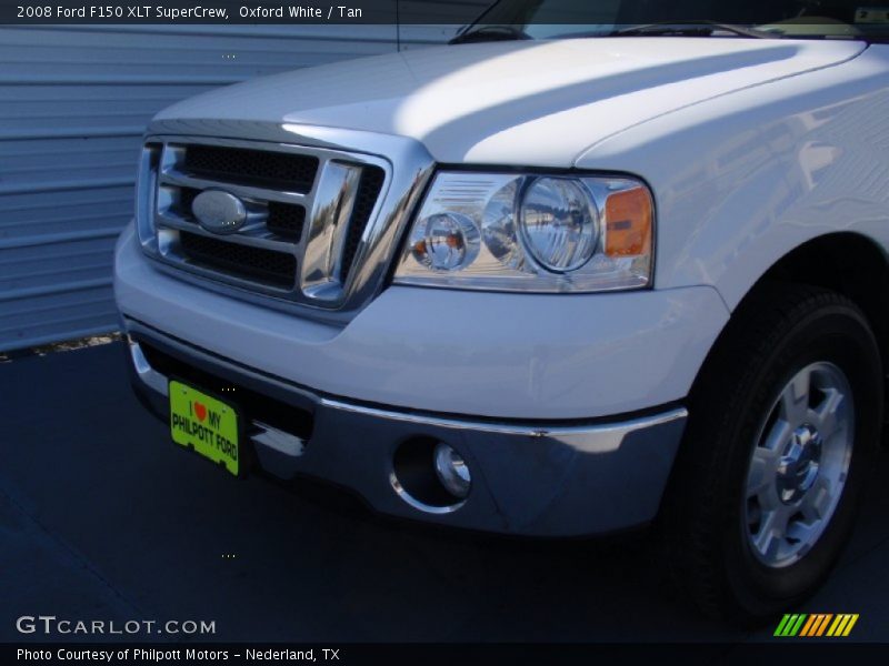 Oxford White / Tan 2008 Ford F150 XLT SuperCrew