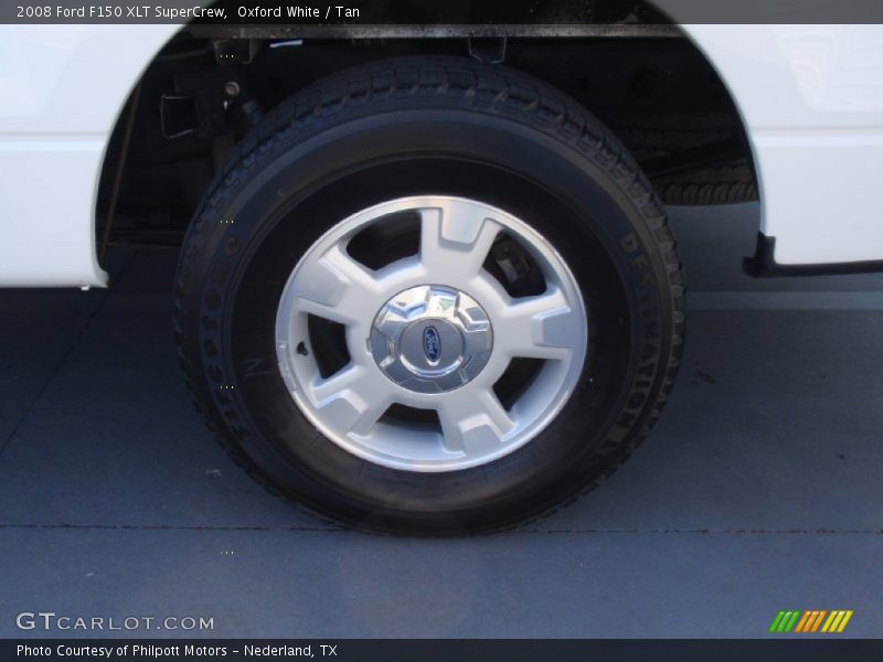 Oxford White / Tan 2008 Ford F150 XLT SuperCrew