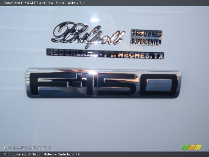 Oxford White / Tan 2008 Ford F150 XLT SuperCrew