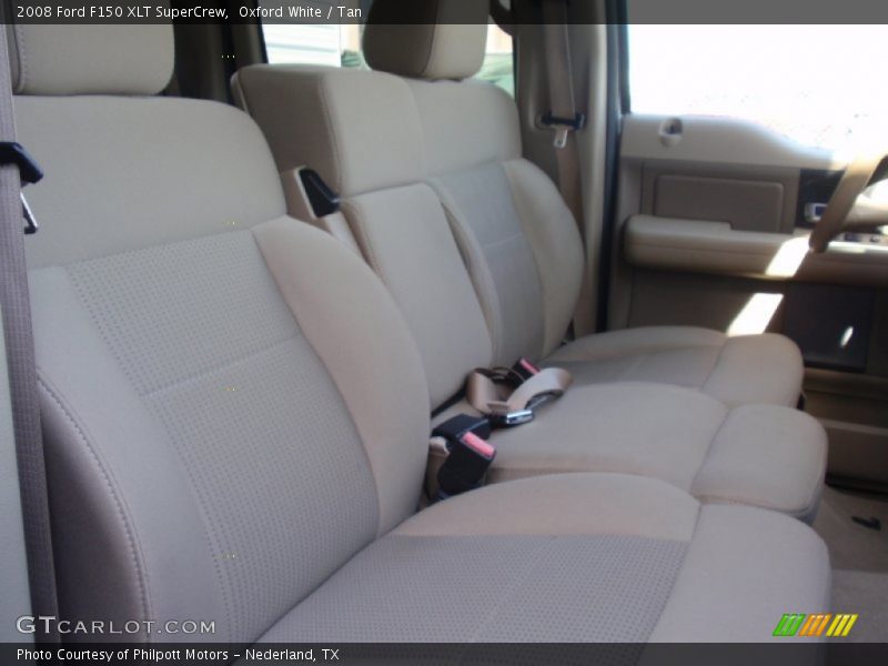 Oxford White / Tan 2008 Ford F150 XLT SuperCrew