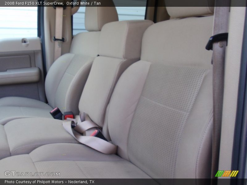 Oxford White / Tan 2008 Ford F150 XLT SuperCrew