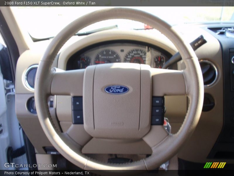 Oxford White / Tan 2008 Ford F150 XLT SuperCrew