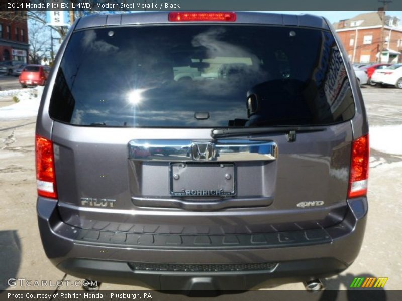 Modern Steel Metallic / Black 2014 Honda Pilot EX-L 4WD