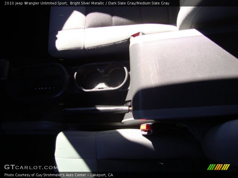 Bright Silver Metallic / Dark Slate Gray/Medium Slate Gray 2010 Jeep Wrangler Unlimited Sport