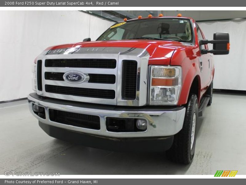 Red / Camel 2008 Ford F250 Super Duty Lariat SuperCab 4x4