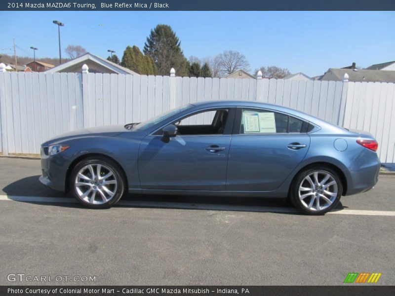 Blue Reflex Mica / Black 2014 Mazda MAZDA6 Touring