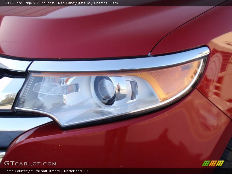 Red Candy Metallic / Charcoal Black 2012 Ford Edge SEL EcoBoost