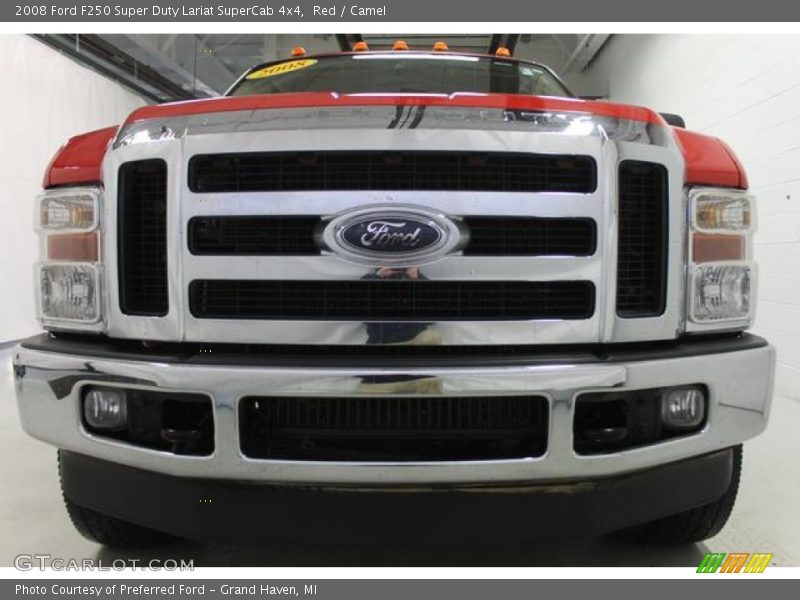 Red / Camel 2008 Ford F250 Super Duty Lariat SuperCab 4x4