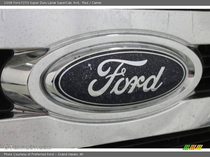 Red / Camel 2008 Ford F250 Super Duty Lariat SuperCab 4x4