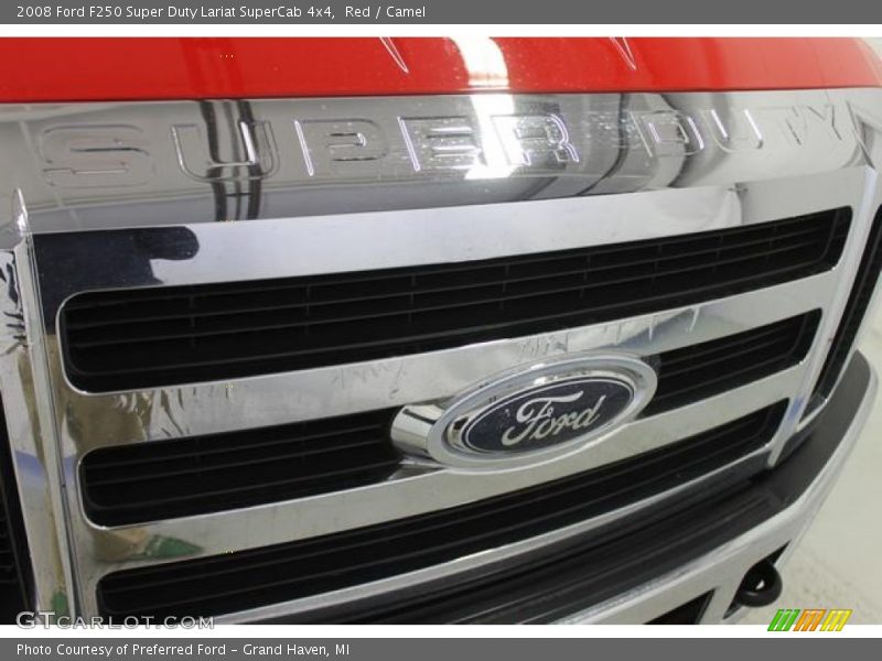 Red / Camel 2008 Ford F250 Super Duty Lariat SuperCab 4x4