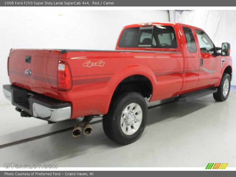 Red / Camel 2008 Ford F250 Super Duty Lariat SuperCab 4x4