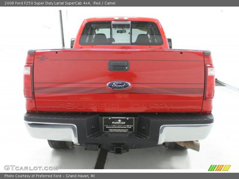 Red / Camel 2008 Ford F250 Super Duty Lariat SuperCab 4x4