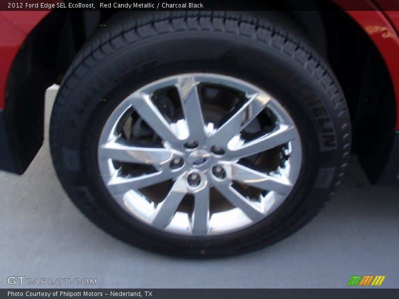 Red Candy Metallic / Charcoal Black 2012 Ford Edge SEL EcoBoost