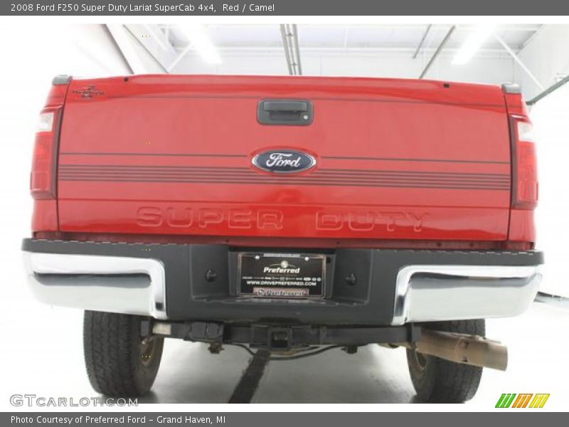 Red / Camel 2008 Ford F250 Super Duty Lariat SuperCab 4x4