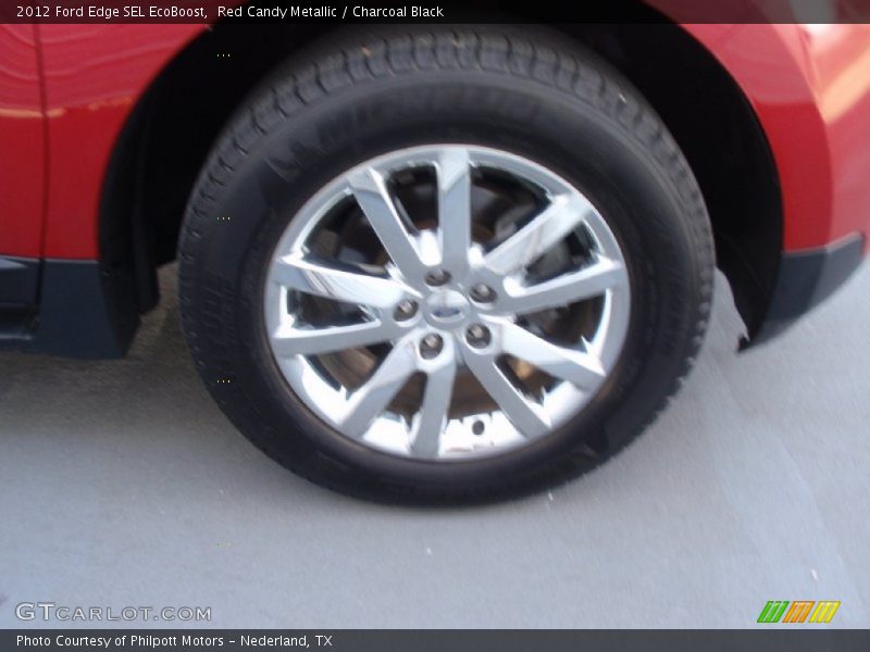Red Candy Metallic / Charcoal Black 2012 Ford Edge SEL EcoBoost